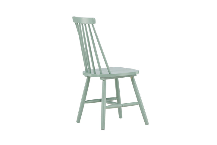 Venture Home Lönneberga Dining Chair 2-pack - Green / Green Solid Rubber Wood