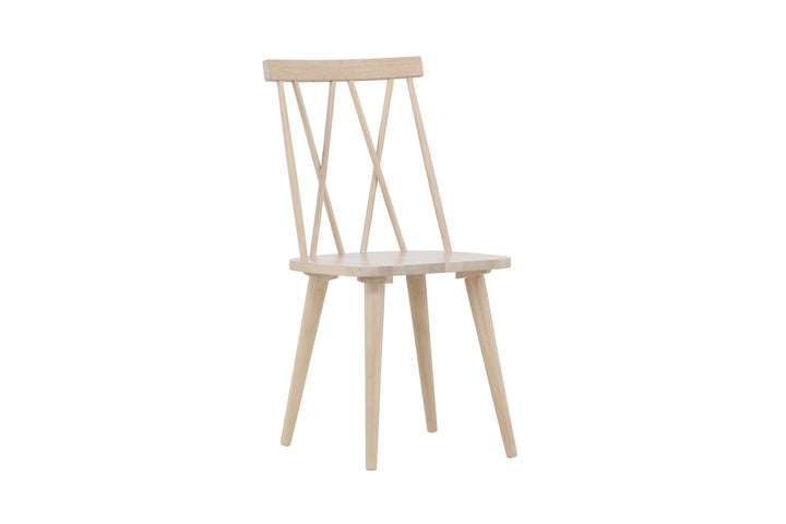 Venture Home Mariette Dining Chair 2-pack - Whitewash / Whitewash Solid Rubber Wood