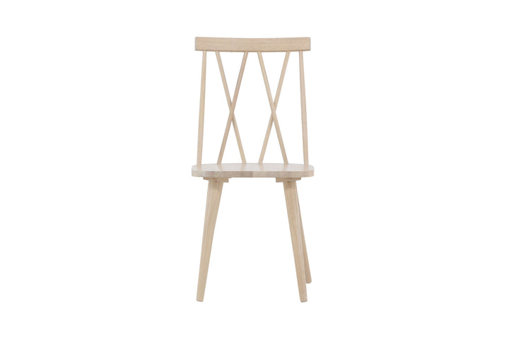 Venture Home Mariette Dining Chair 2-pack - Whitewash / Whitewash Solid Rubber Wood