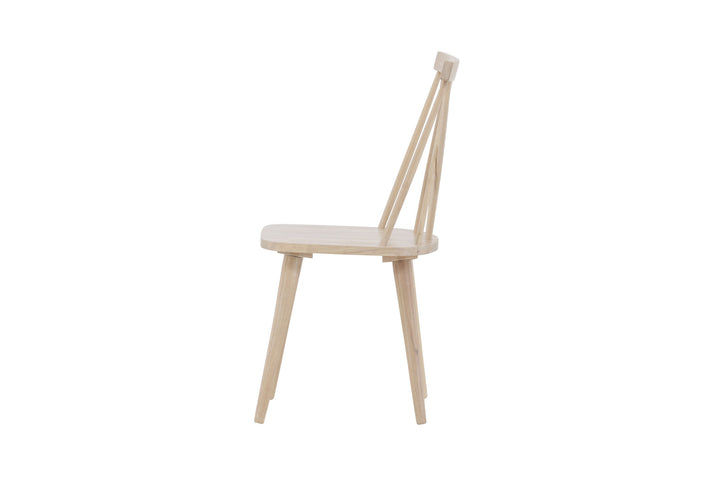Venture Home Mariette Dining Chair 2-pack - Whitewash / Whitewash Solid Rubber Wood