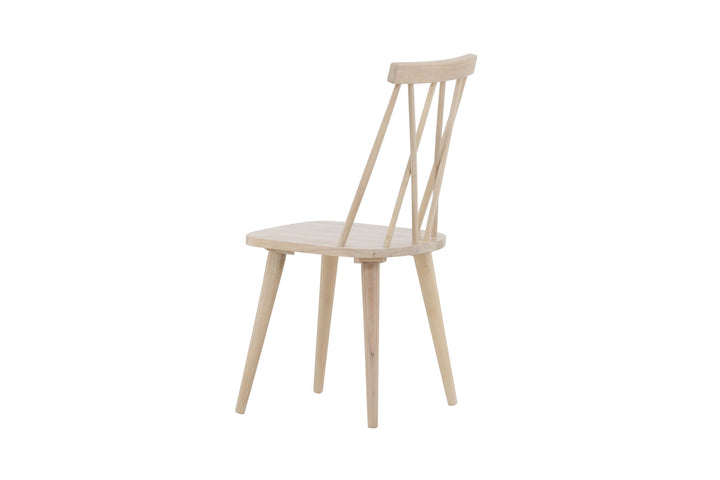 Venture Home Mariette Dining Chair 2-pack - Whitewash / Whitewash Solid Rubber Wood