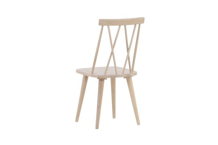 Venture Home Mariette Dining Chair 2-pack - Whitewash / Whitewash Solid Rubber Wood