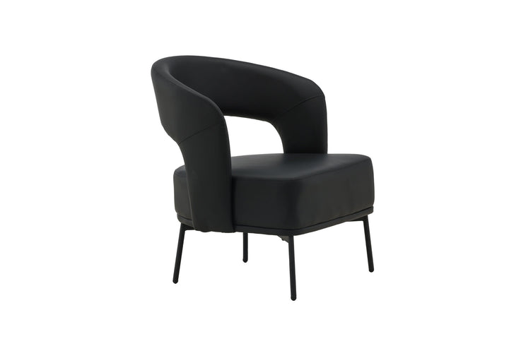 Venture Home Mundo Single Sofa - Black / Black TP