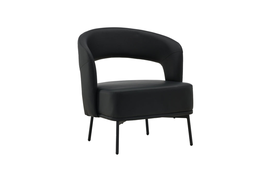 Venture Home Mundo Single Sofa - Black / Black TP