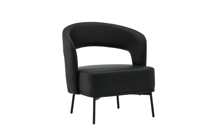 Venture Home Mundo Single Sofa - Black / Black TP