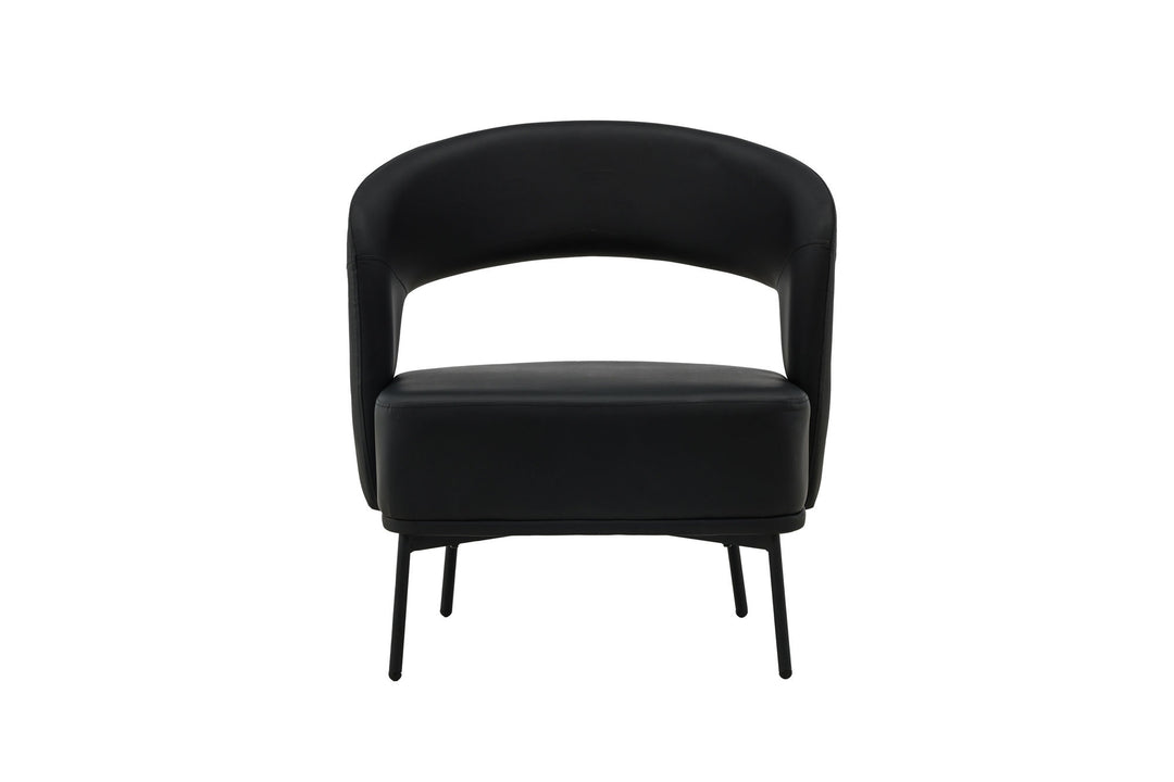 Venture Home Mundo Single Sofa - Black / Black TP