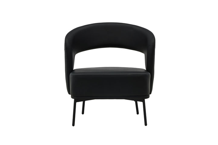 Venture Home Mundo Single Sofa - Black / Black TP