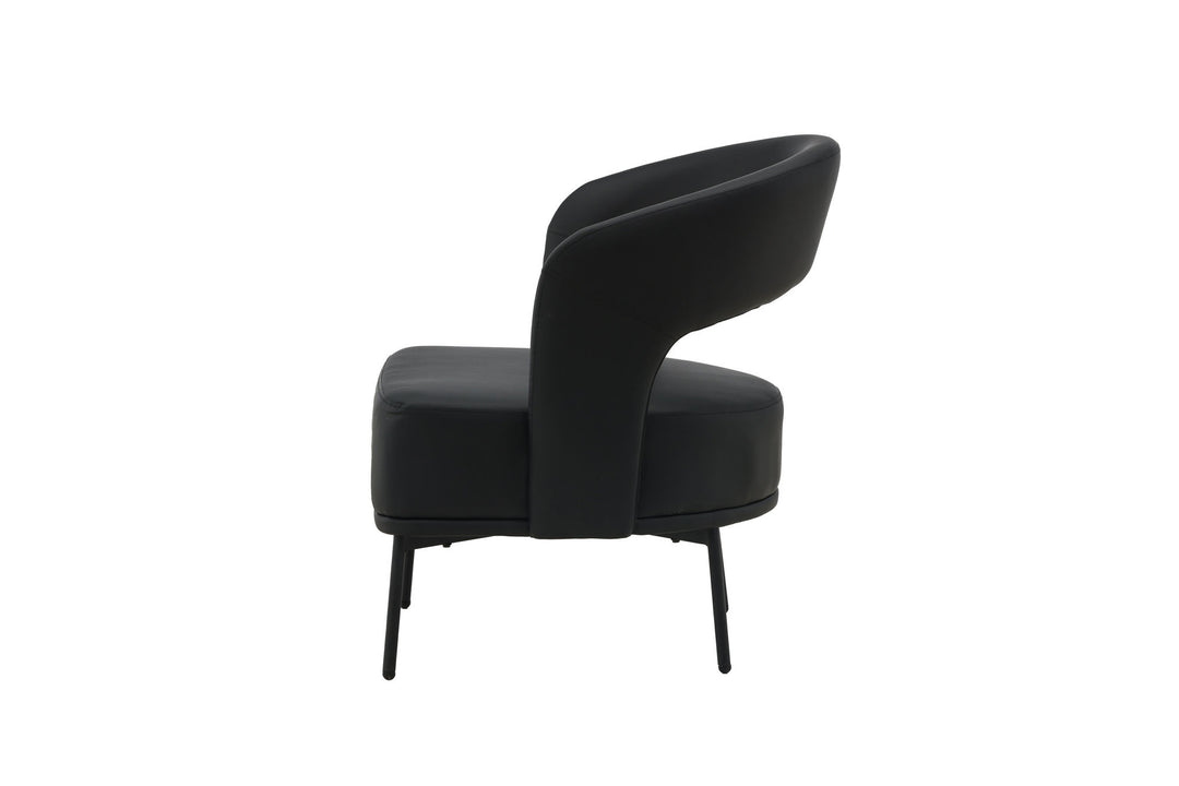 Venture Home Mundo Single Sofa - Black / Black TP