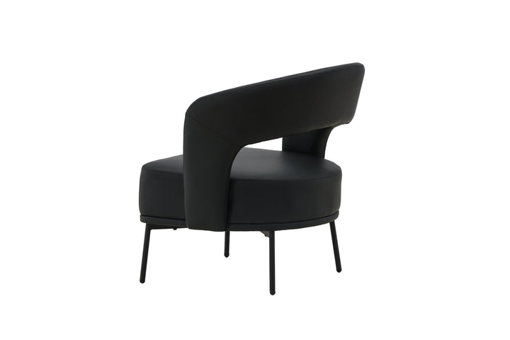 Venture Home Mundo Single Sofa - Black / Black TP