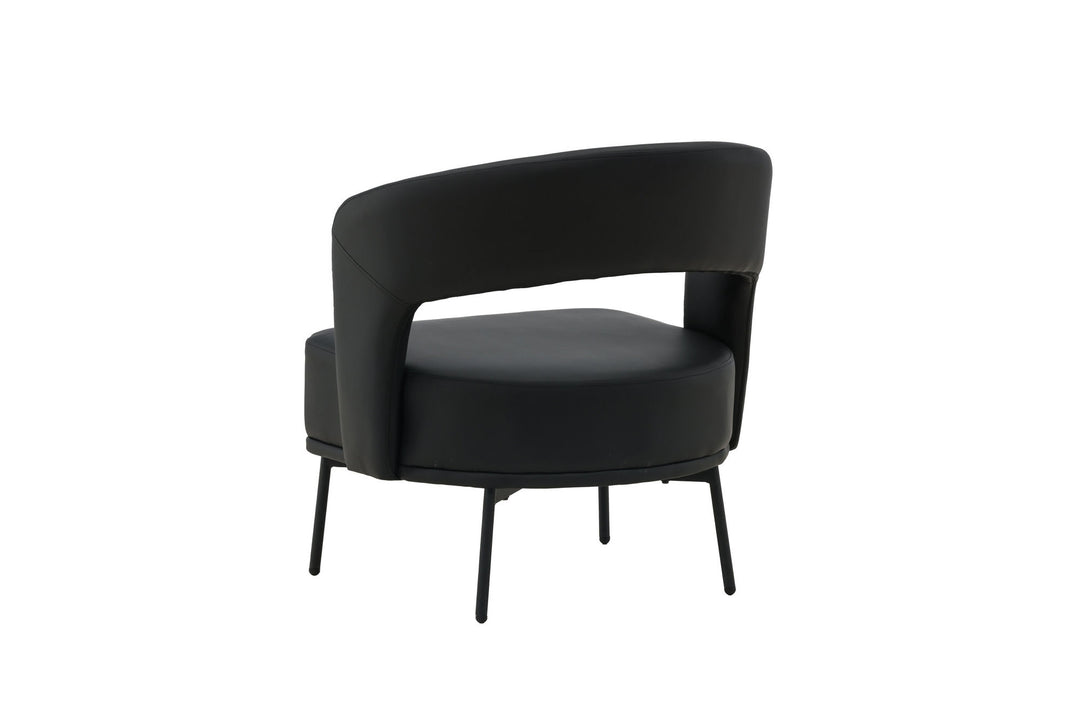 Venture Home Mundo Single Sofa - Black / Black TP