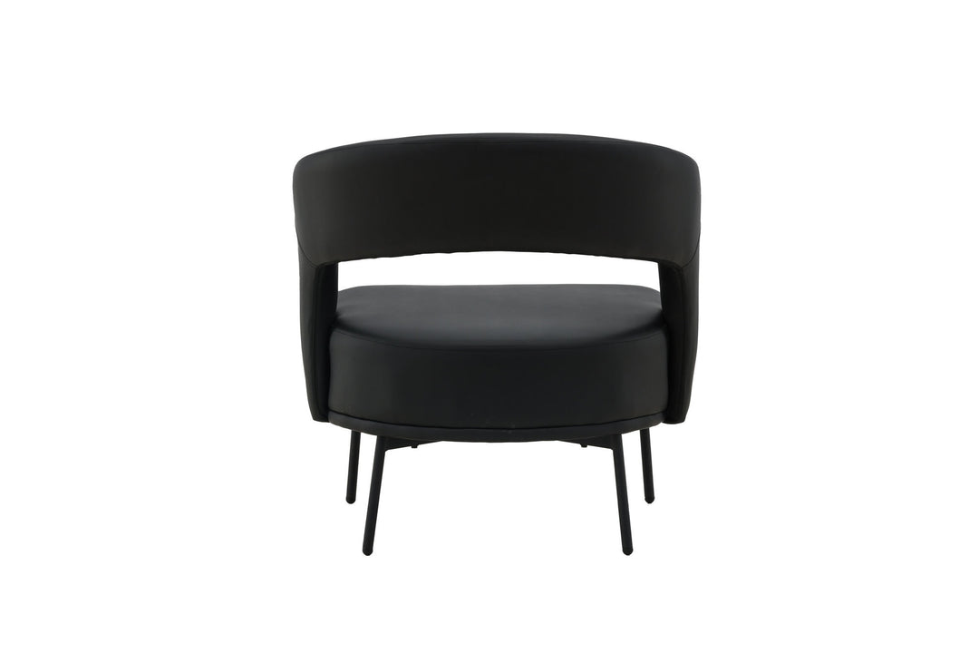 Venture Home Mundo Single Sofa - Black / Black TP