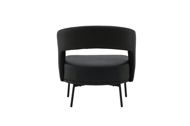 Venture Home Mundo Single Sofa - Black / Black TP