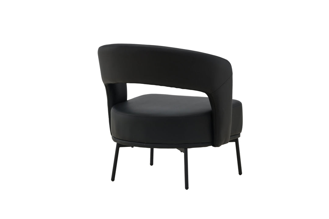 Venture Home Mundo Single Sofa - Black / Black TP