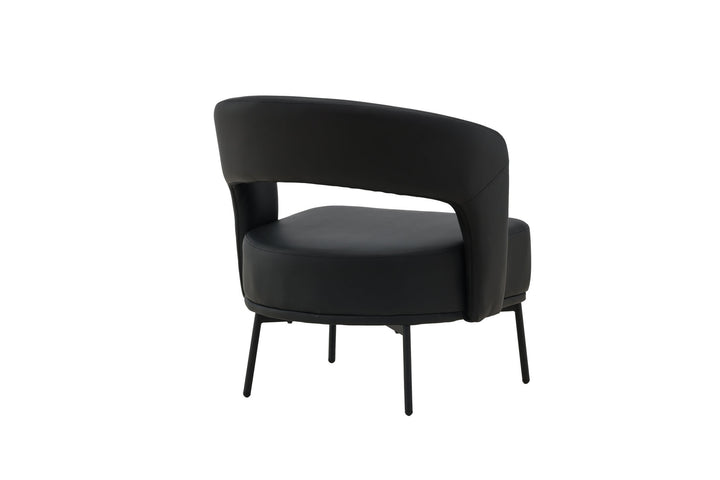 Venture Home Mundo Single Sofa - Black / Black TP