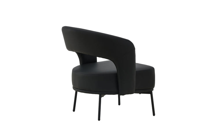 Venture Home Mundo Single Sofa - Black / Black TP