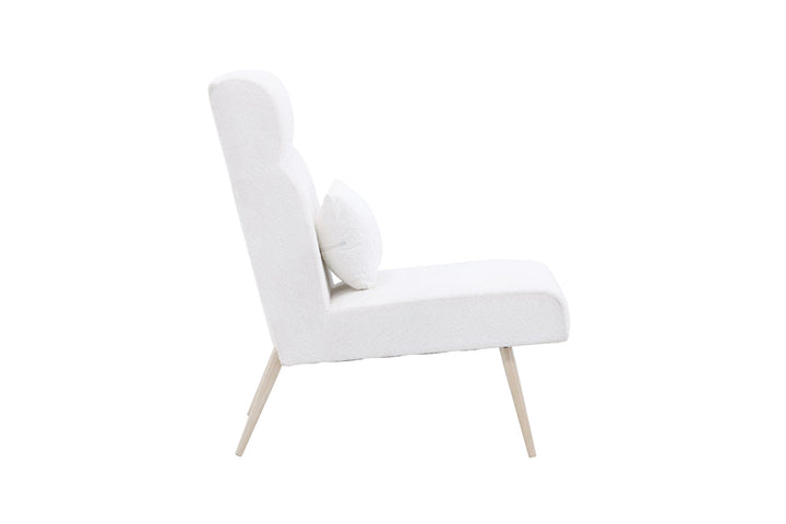 Venture Home Bloom Single Sofa - Whitewash / White Teddy