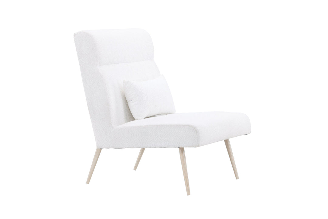 Venture Home Bloom Single Sofa - Whitewash / White Teddy