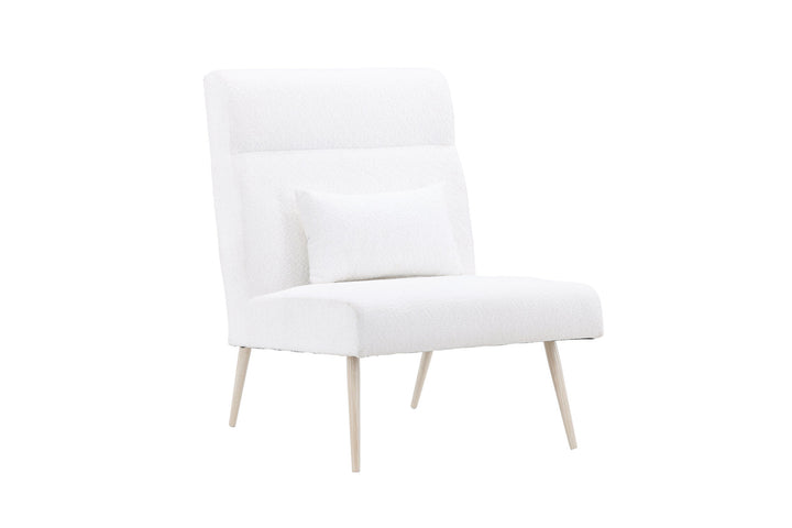 Venture Home Bloom Single Sofa - Whitewash / White Teddy