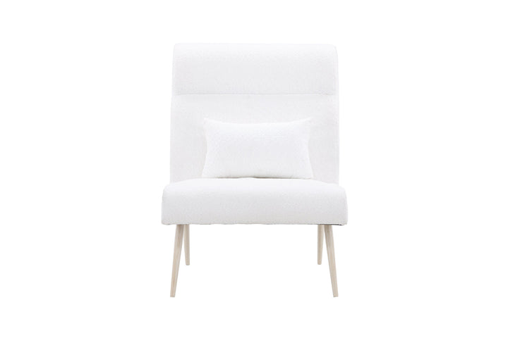 Venture Home Bloom Single Sofa - Whitewash / White Teddy