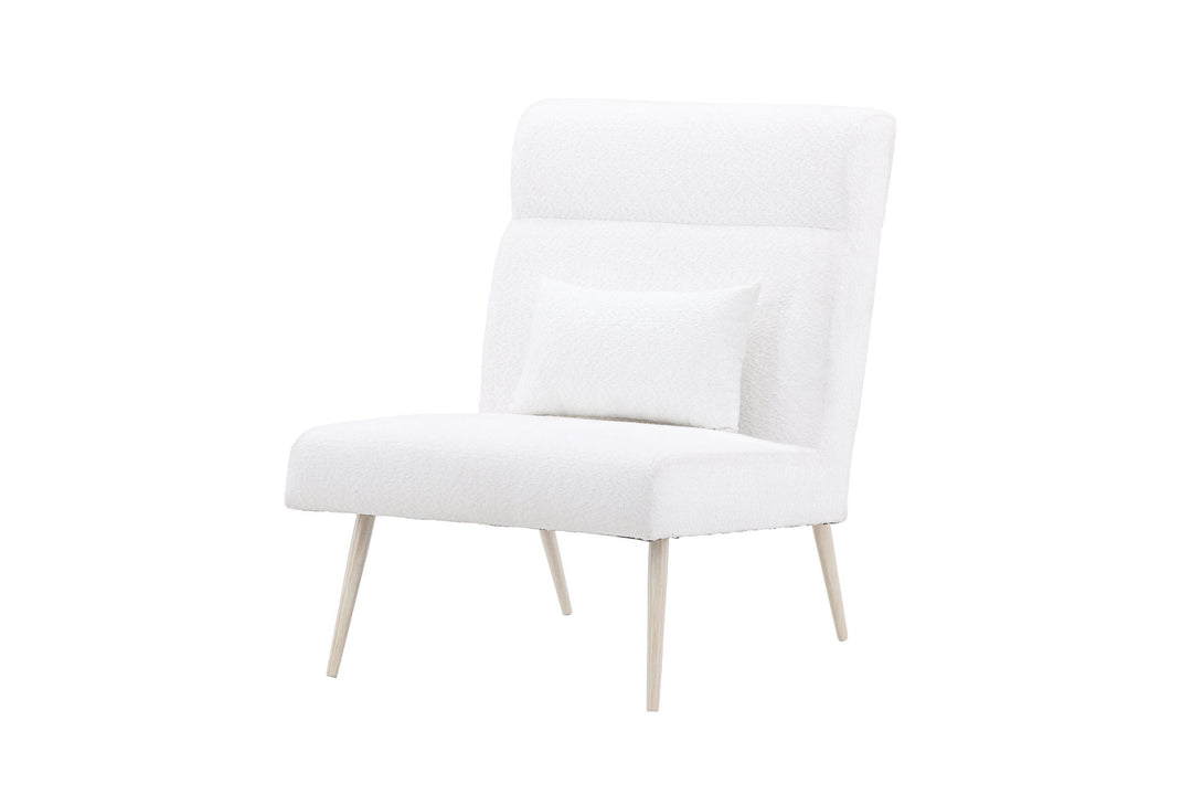 Venture Home Bloom Single Sofa - Whitewash / White Teddy