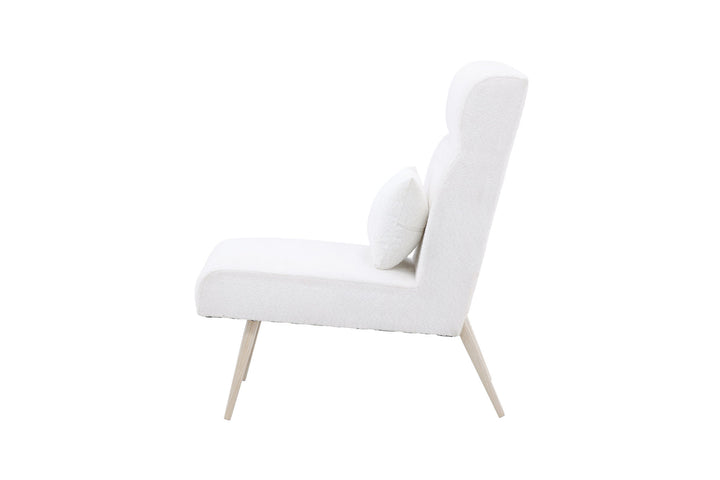 Venture Home Bloom Single Sofa - Whitewash / White Teddy