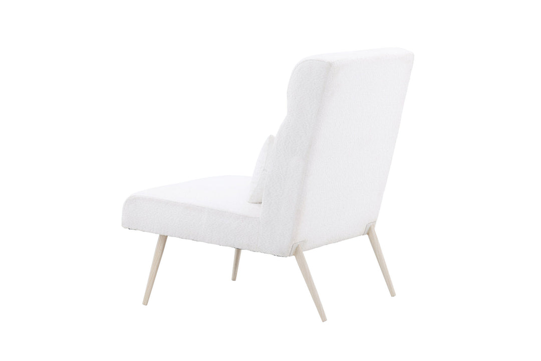 Venture Home Bloom Single Sofa - Whitewash / White Teddy