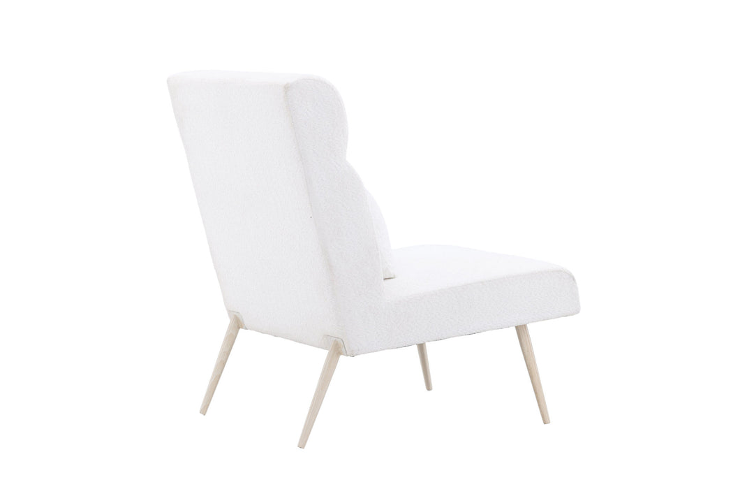 Venture Home Bloom Single Sofa - Whitewash / White Teddy