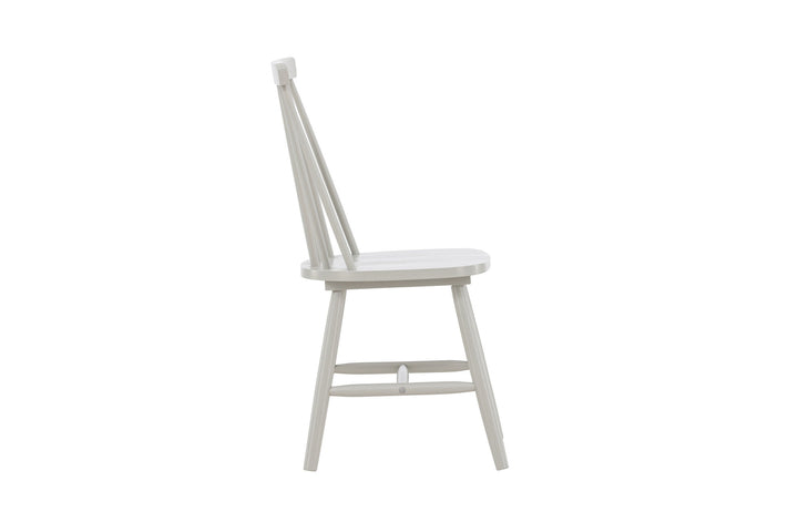 Venture Home Lönneberga Dining Chair 2-pack - Light Grey / Light Grey Solid Rubber Wood