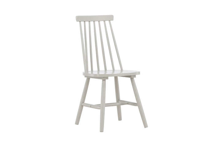 Venture Home Lönneberga Dining Chair 2-pack - Light Grey / Light Grey Solid Rubber Wood