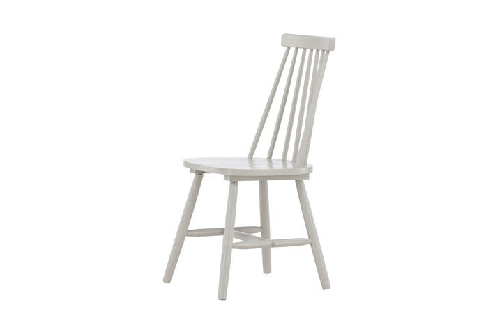 Venture Home Lönneberga Dining Chair 2-pack - Light Grey / Light Grey Solid Rubber Wood
