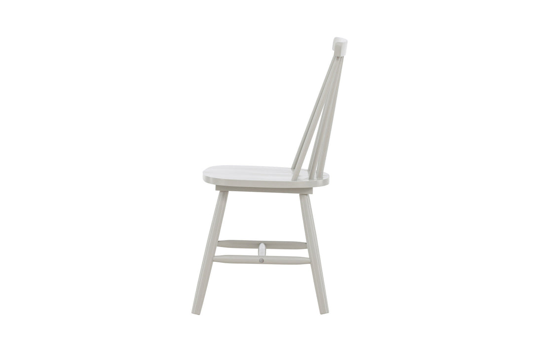 Venture Home Lönneberga Dining Chair 2-pack - Light Grey / Light Grey Solid Rubber Wood