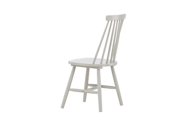 Venture Home Lönneberga Dining Chair 2-pack - Light Grey / Light Grey Solid Rubber Wood