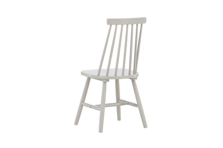 Venture Home Lönneberga Dining Chair 2-pack - Light Grey / Light Grey Solid Rubber Wood