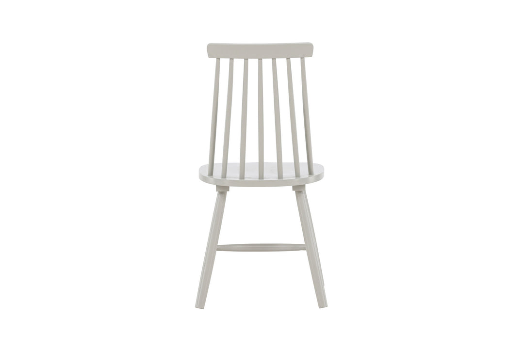 Venture Home Lönneberga Dining Chair 2-pack - Light Grey / Light Grey Solid Rubber Wood