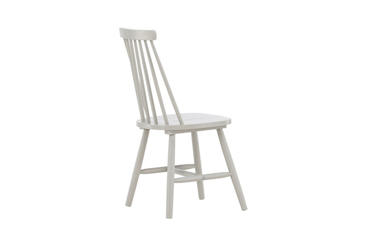 Venture Home Lönneberga Dining Chair 2-pack - Light Grey / Light Grey Solid Rubber Wood