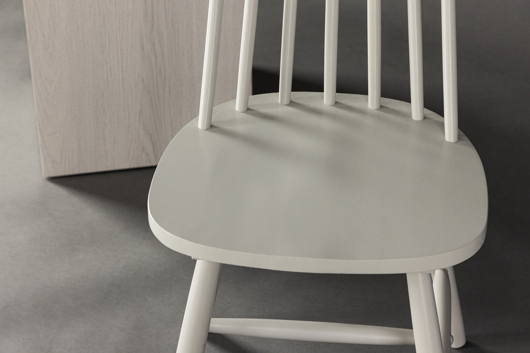 Venture Home Lönneberga Dining Chair 2-pack - Light Grey / Light Grey Solid Rubber Wood