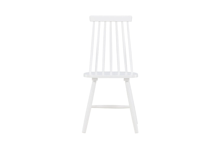 Venture Home Lönneberga Dining Chair 2-pack - White / White Solid Rubber Wood