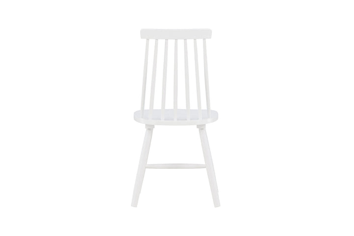 Venture Home Lönneberga Dining Chair 2-pack - White / White Solid Rubber Wood