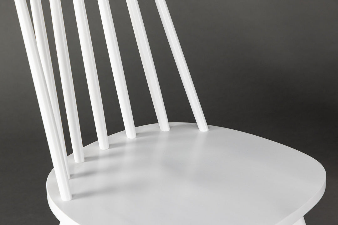 Venture Home Lönneberga Dining Chair 2-pack - White / White Solid Rubber Wood