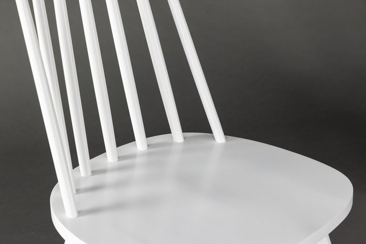 Venture Home Lönneberga Dining Chair 2-pack - White / White Solid Rubber Wood