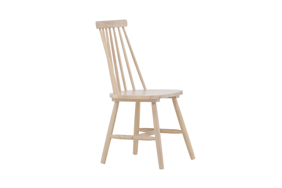 Venture Home Lönneberga Dining Chair 2-pack - Whitewash / Whitewash Solid Rubber Wood