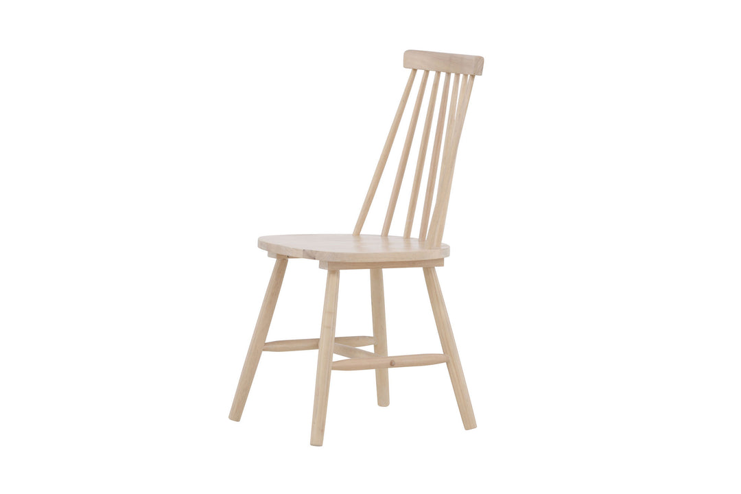 Venture Home Lönneberga Dining Chair 2-pack - Whitewash / Whitewash Solid Rubber Wood