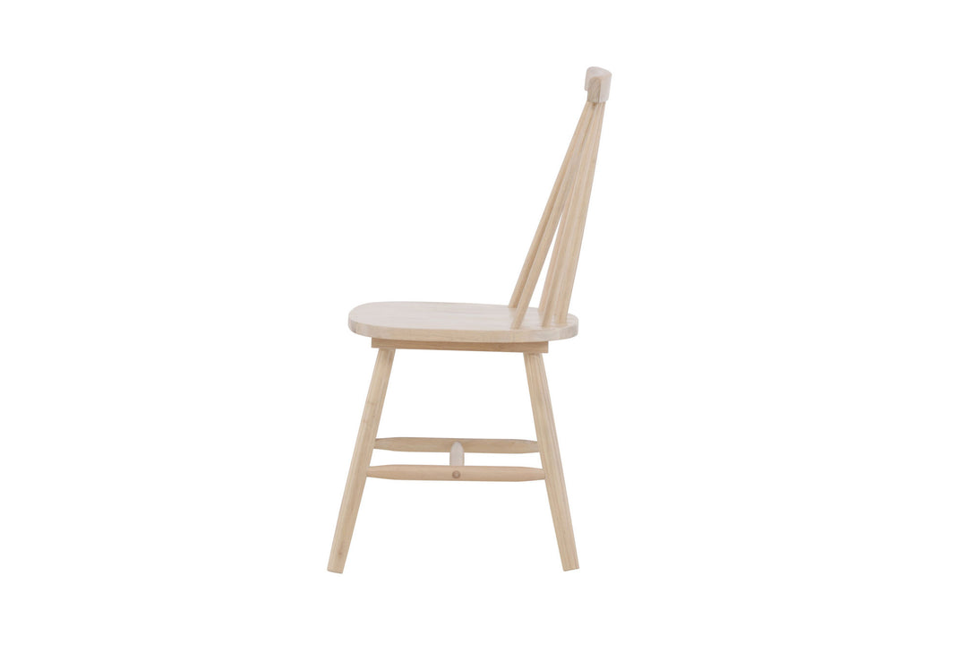 Venture Home Lönneberga Dining Chair 2-pack - Whitewash / Whitewash Solid Rubber Wood
