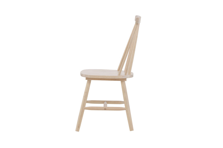 Venture Home Lönneberga Dining Chair 2-pack - Whitewash / Whitewash Solid Rubber Wood
