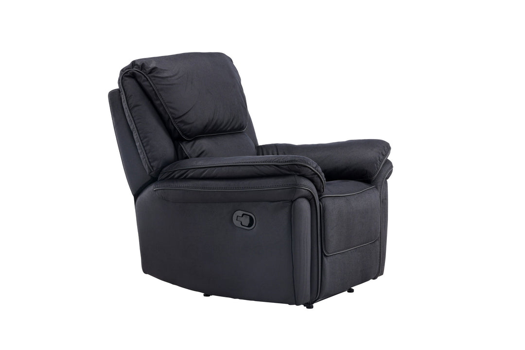 Venture Home Saranda Recliner Chair - / Black Microfibre