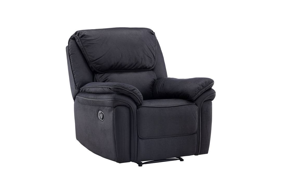 Venture Home Saranda Recliner Chair - / Black Microfibre