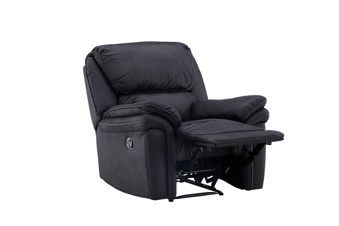 Venture Home Saranda Recliner Chair - / Black Microfibre
