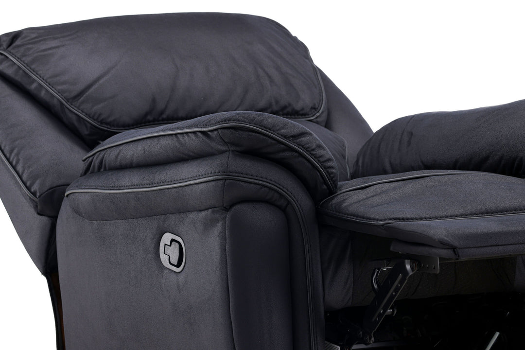 Venture Home Saranda Recliner Chair - / Black Microfibre