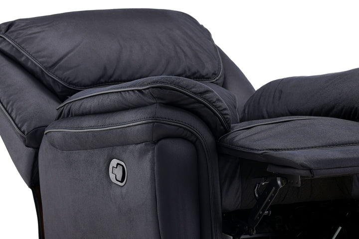 Venture Home Saranda Recliner Chair - / Black Microfibre