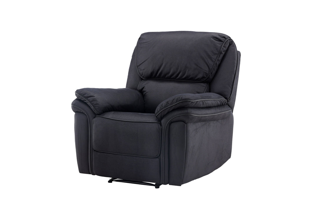 Venture Home Saranda Recliner Chair - / Black Microfibre